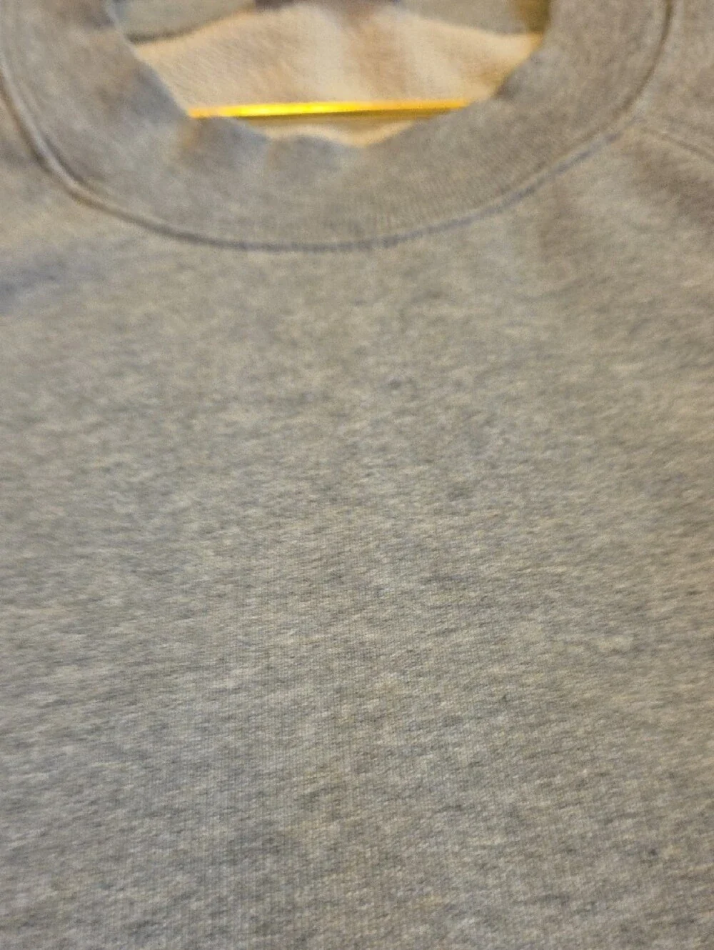 AYR Short Sleeve Crewneck Sweater in Heather Gray
